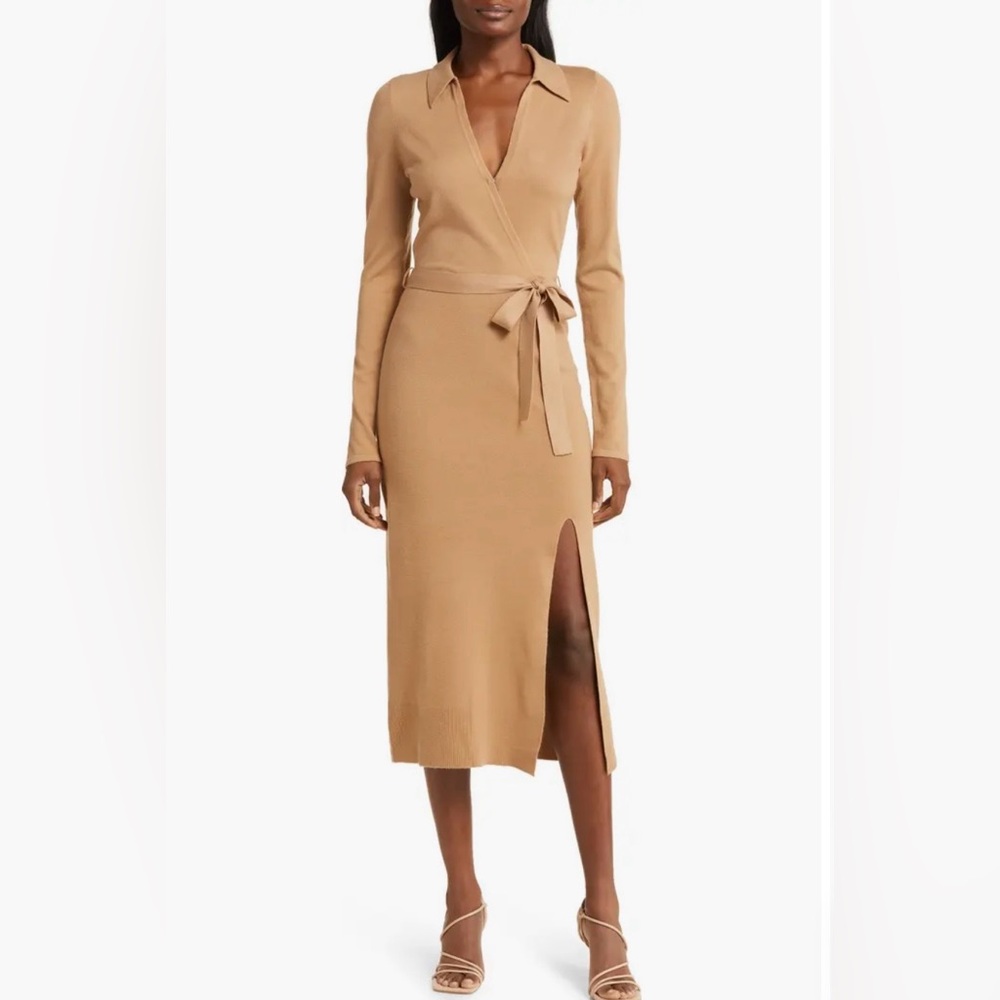 PAIGE
Carmen Belted Long Sleeve Sweater Dress